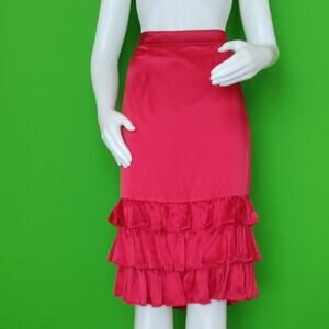 NWT Maggie Marilyn red ruffle skirt